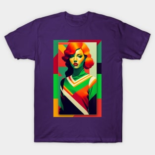 Retro 70s Redhead Disco Queen T-Shirt